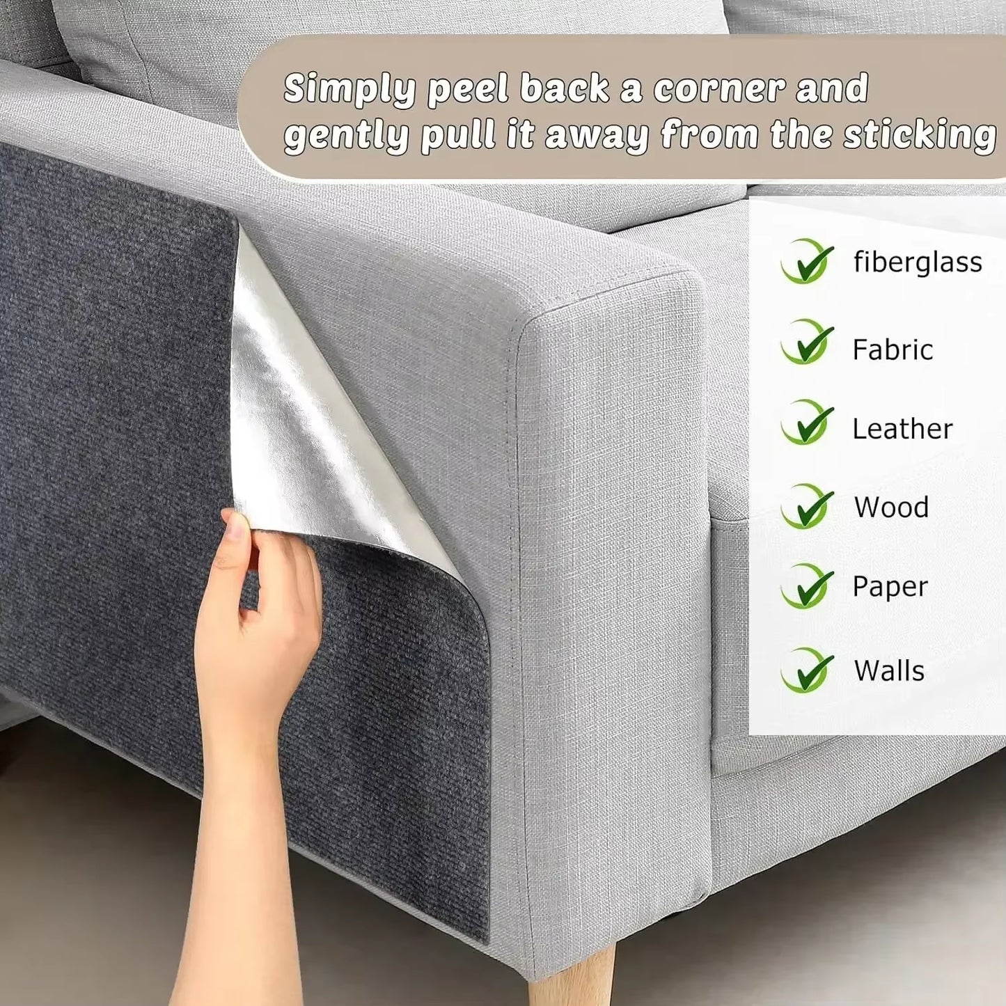 Self-Adhesive Cat Scratching Mat 