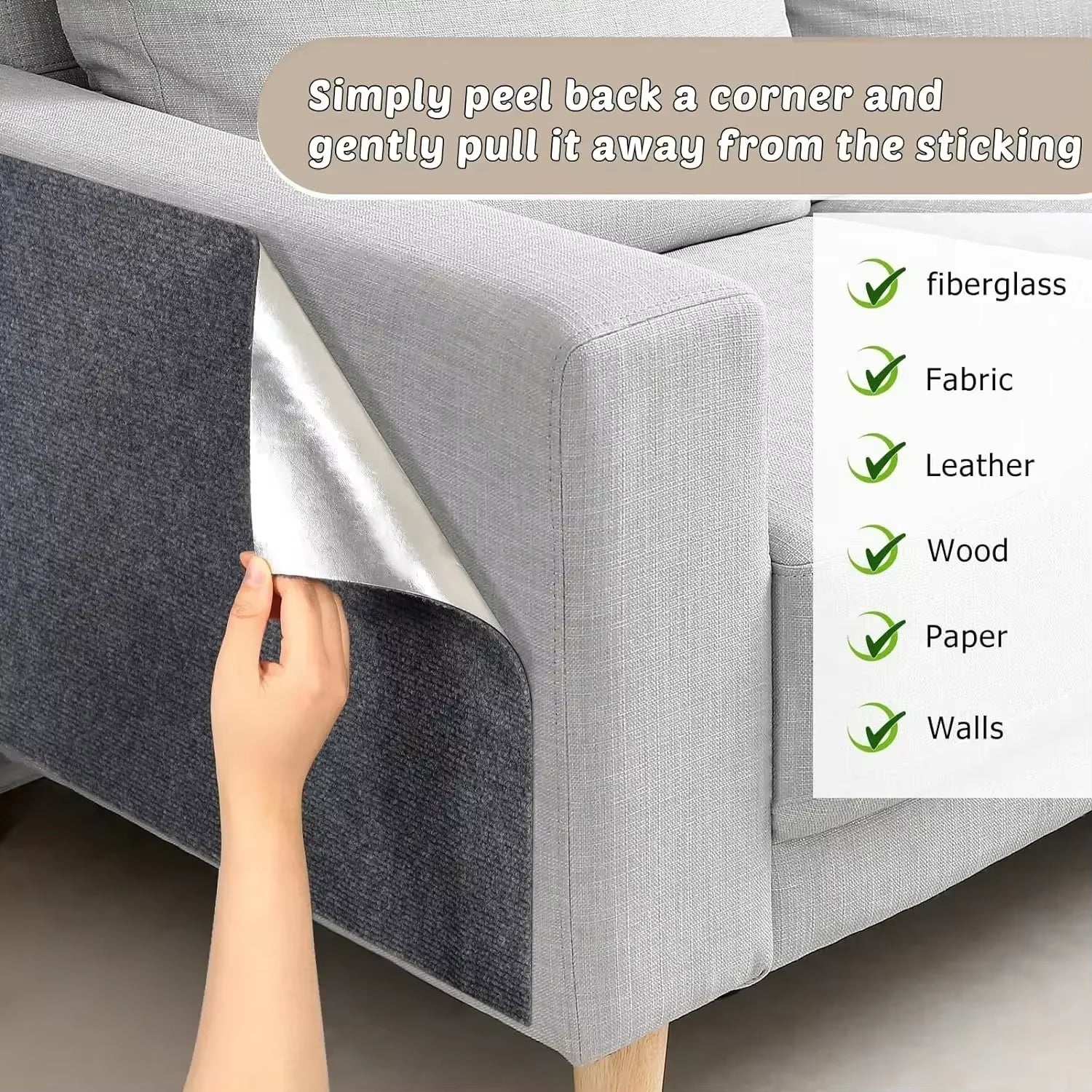 Self-Adhesive Cat Scratching Mat 