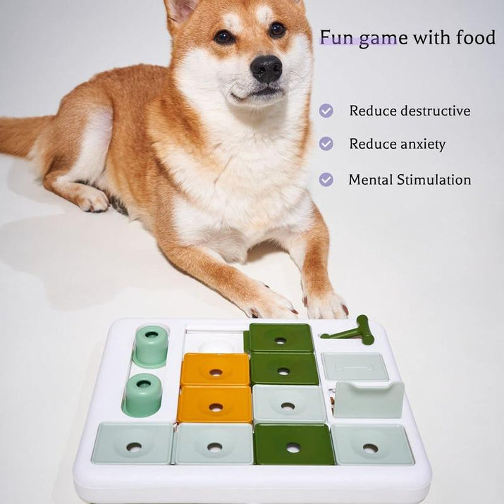 Dog Puzzle Toy - 3 Levels of Interactive Mental Stimulation for Smart Dogs