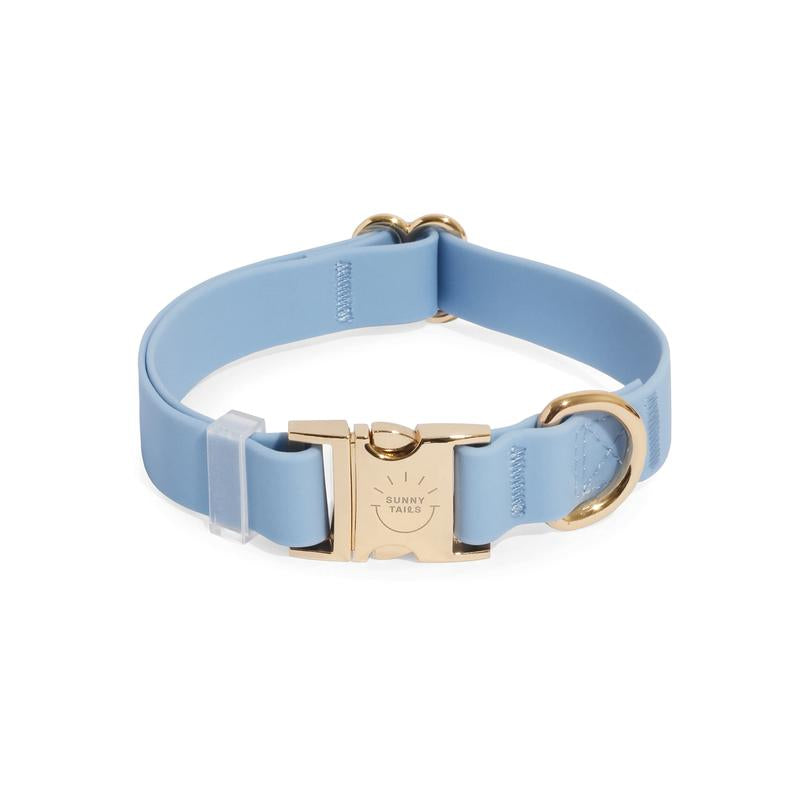 Cloud Waterproof Dog Collar Adjustable with Quick Release Buckle