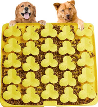 Puzzle Feeder Silicone Lick Mat Snuffle Mat for Dogs, Cats, Slow Feeder with Suction Cups, Dishwasher Safe, Enrichment Feeding Supplies