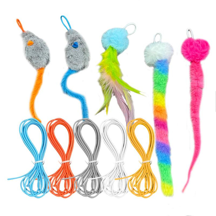 HAPPYCODE Interactive Electric Cat Teaser with Remote - Rechargeable Door Clip, 360° Rotation & Irregular Jumping for Ultimate Playtime Fun!