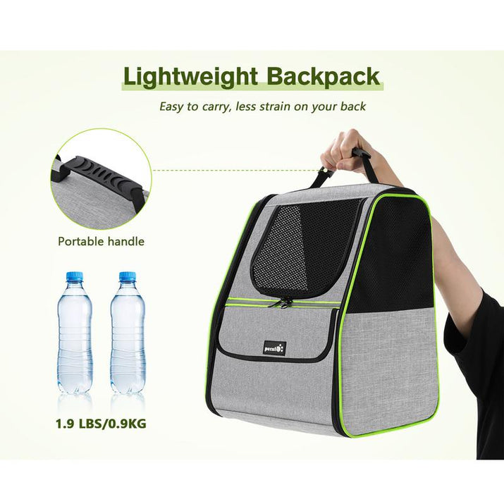 Trapezoidal Cat Carrier Pet Backpack