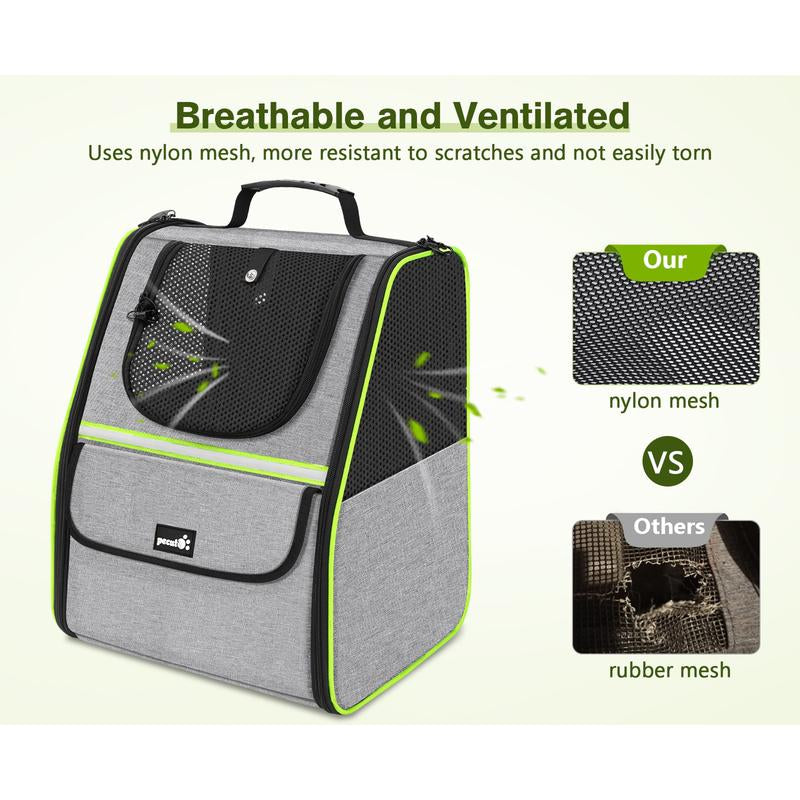 Trapezoidal Cat Carrier Pet Backpack