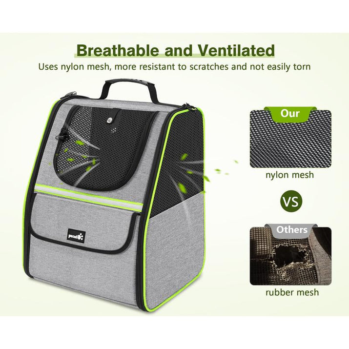 Trapezoidal Cat Carrier Pet Backpack