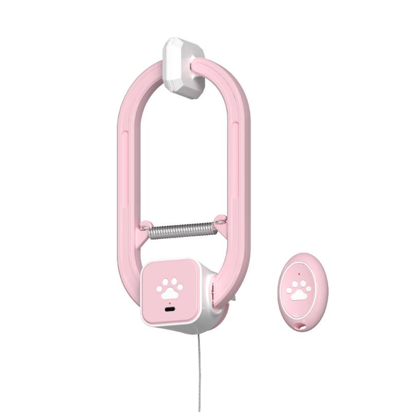 HAPPYCODE Interactive Electric Cat Teaser with Remote - Rechargeable Door Clip, 360° Rotation & Irregular Jumping for Ultimate Playtime Fun!