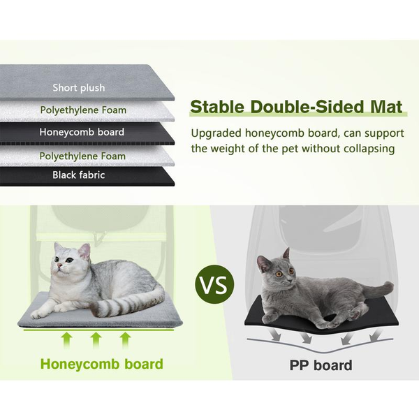 Trapezoidal Cat Carrier Pet Backpack