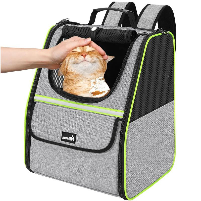 Trapezoidal Cat Carrier Pet Backpack