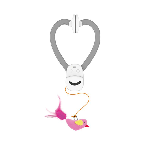 HAPPYCODE Interactive Electric Cat Teaser with Remote - Rechargeable Door Clip, 360° Rotation & Irregular Jumping for Ultimate Playtime Fun!