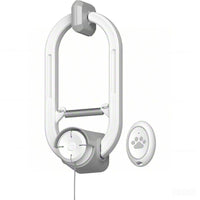 HAPPYCODE Interactive Electric Cat Teaser with Remote - Rechargeable Door Clip, 360° Rotation & Irregular Jumping for Ultimate Playtime Fun!