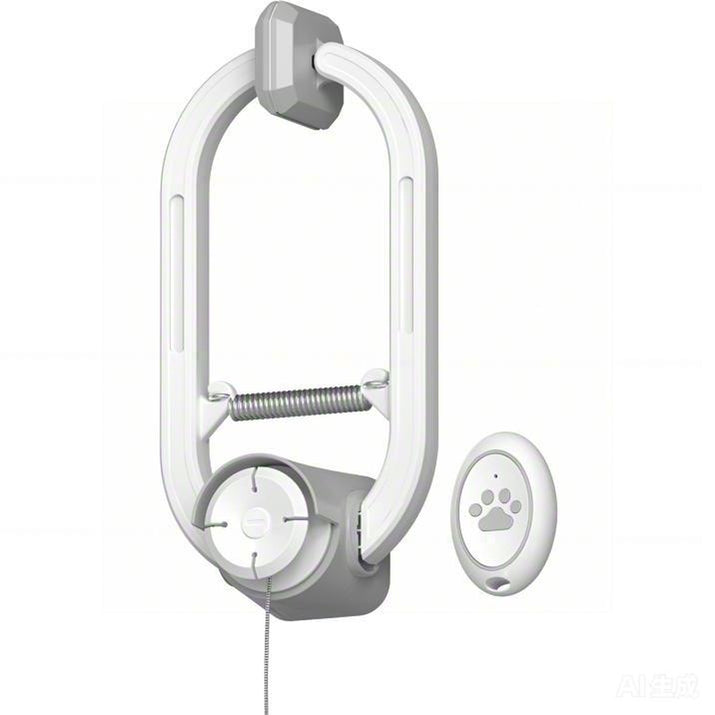 HAPPYCODE Interactive Electric Cat Teaser with Remote - Rechargeable Door Clip, 360° Rotation & Irregular Jumping for Ultimate Playtime Fun!