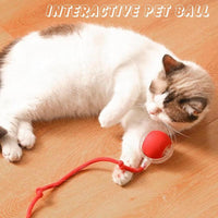 Smart Pet Toys,Gift for Pets, Electric Cat Ball Toy with Rope, Interactive Cat Teaser Toy, Kitten Automatic Rolling Ball Toy, Pet Supplies, Dog & Cat Accessories, Cat Toys, Pet Products