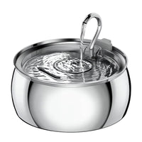 4L Ultra-Quiet Stainless Steel Cat Water Fountain Automatic Drink Filter Pet Drinking Dispenser Drinker for Cats Water Filter