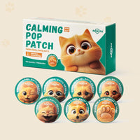 PAWITH Cat Calming Pop Patch (1 Box * 7 Patches) ,Long Lasting up to 48 Hours per Patch,Cat Pheromone to Help Reduce Conflicts and Signs of Tension in Multi-Cat Households.