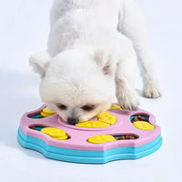 Engaging Dog Puzzle Toys - Slow Feeder Interactive Dispenser for Enhanced Puppy IQ - Nonslip Bowls for Training and Fun