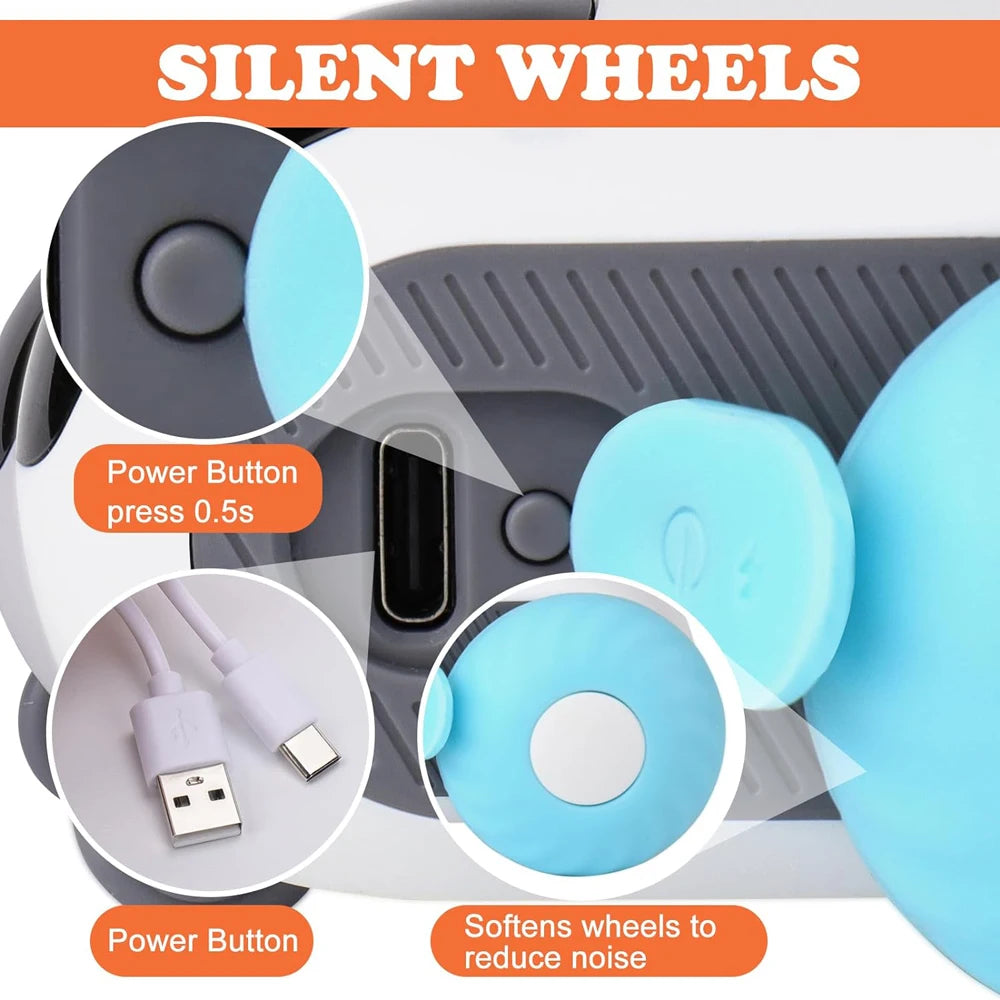 Smart Cat Toy 2 Modes Automatic Moving Remote Controlled