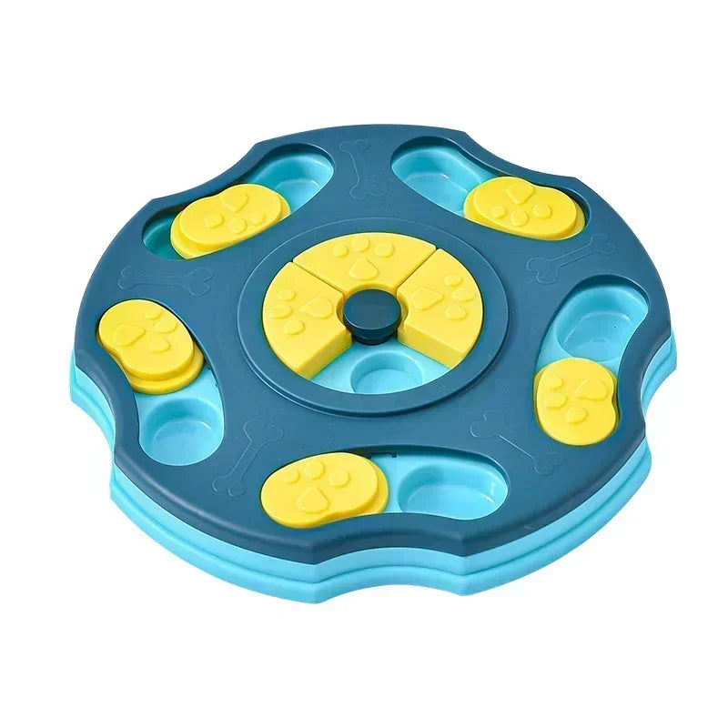 Engaging Dog Puzzle Toys - Slow Feeder Interactive Dispenser for Enhanced Puppy IQ - Nonslip Bowls for Training and Fun