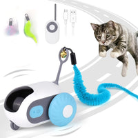 Smart Cat Toy 2 Modes Automatic Moving Remote Controlled