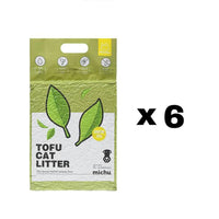 Michu Natural Clumping Tofu Cat Litter 5.5Lb/88Oz Cat Litter