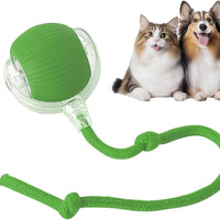 Smart Pet Toys,Gift for Pets, Electric Cat Ball Toy with Rope, Interactive Cat Teaser Toy, Kitten Automatic Rolling Ball Toy, Pet Supplies, Dog & Cat Accessories, Cat Toys, Pet Products
