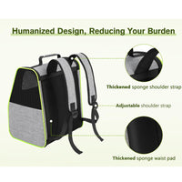 Trapezoidal Cat Carrier Pet Backpack