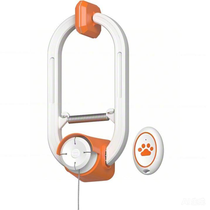 HAPPYCODE Interactive Electric Cat Teaser with Remote - Rechargeable Door Clip, 360° Rotation & Irregular Jumping for Ultimate Playtime Fun!