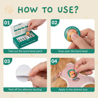 PAWITH Cat Calming Pop Patch (1 Box * 7 Patches) ,Long Lasting up to 48 Hours per Patch,Cat Pheromone to Help Reduce Conflicts and Signs of Tension in Multi-Cat Households.